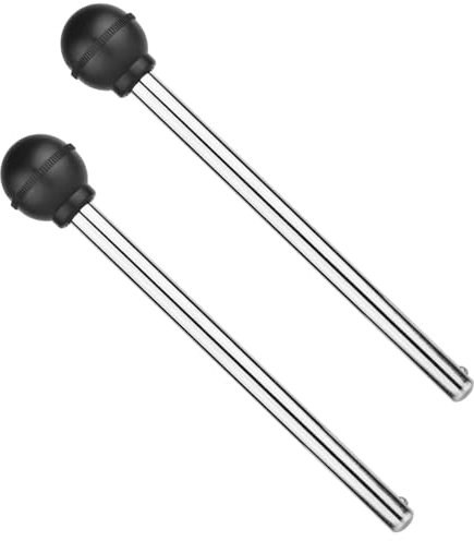 2pcs Weight Stack Pins, Round Lifting Cable Pin Tensile 3/8 Inch Locking Space, Plate Performance Selector Bench Pin, Universal Weight Pin for Home Gym Drop Set Exercise Machine Part Accessories