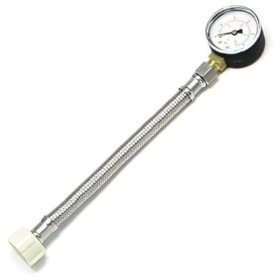 Hinton Mains Water Pressure Test Gauge | Accurate Plumbing Gauge with 3/4 BSP Thread | Tests Water Pressure up to 11 Bar | Reliable Tool for Assessing Mains Water Pressure in Homes & Plumbing Systems