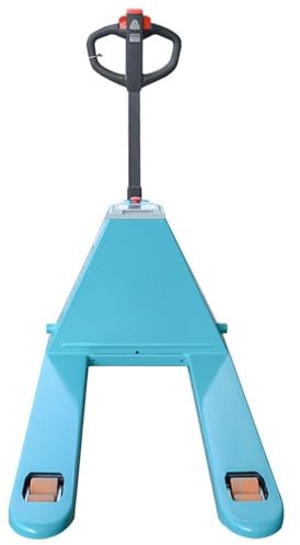 Hand Pump Push Pallet Truck Electric Pallet Jack, Heavy Duty Pallet Jack Truck 3300lbs Capacity Lithium Powered Forks Lift Jack for Narrow Spaces Pallet Truck(68cm)