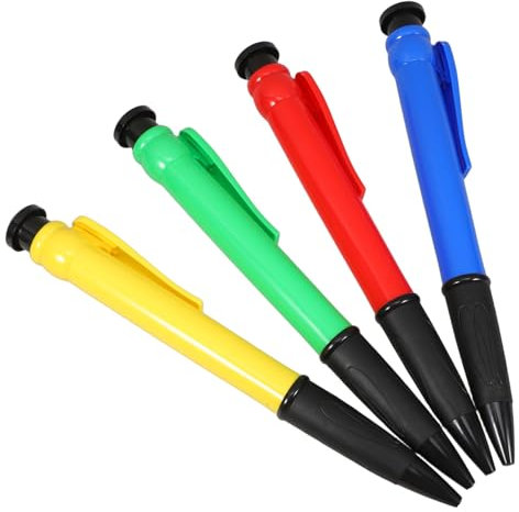 BESTonZON 4stücke Jumbo Cartoon Kugelschreiber Lustige Übergroße Stifte Für Partytüten Und Schulbedarf Foto-Requisiten Für Geburtstagsfeiern Und Kreative Anlässe