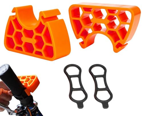 Fahrrad-Lenkerständer, Bremsgriff-Halterung, 7,6 x 2,4 cm, stabiles Bremsverriegelungssystem, Fahrradlenker-Zubehör für Parken und Wartung, sichere Fahrrad-Unterstützung