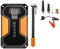 CJJNFDC Avviatori di Emergenza per Fiat Freemont(7seats) 2012-2023, Starter Batteria Portatile Booster, con di Uscita USB, Luce LED, Schermo LED, Compressore