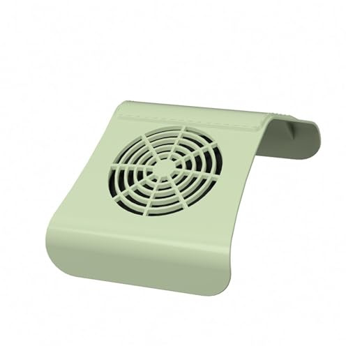 Aspirador De Uñas Profesional, Aspirador Manicura Aspiradora De Polvo For Uñas 80 W Con Dos Ventiladores, Máquina Manicura, Herramienta Potente Artística(Green,A)