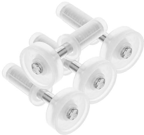 SOESFOUFU Set di 4 Cerniere Pivot per Porte Soffietto da Armadio in Acciaio Inox, Facile Installazione e Apertura Scorrevole, Accessori per Ferramenta Porte Pieghevoli