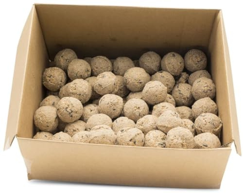 Gifts4Nature Meisenknödel ohne Netz 100 Stück - Maisenknoedel à 80g - Vogelfutter Wildvögel Ganzjährig - Wildvogelfutter - Fettfutter für Wildvögel