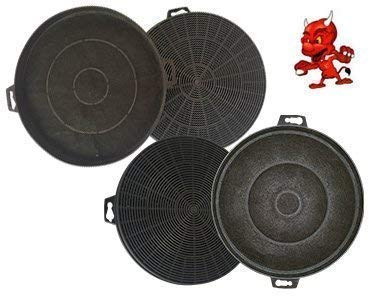 Mega Sparset 4 Aktivkohlefilter Filter Kohlefilter für Dunstabzugshaube Abzugshaube ALNO AEF3410N, AEF3420N