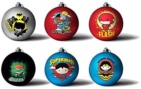 DC Comics Chibbi Baubles 6er