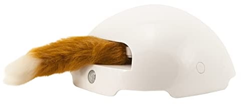 PetSafe - Jouet Automatique Interactif pour Chat Terrier du Renard, Jouet d'activité interactif avec Queue de Renard, avec Détecteur de mouvements, 3 Piles AA nécessaires