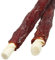 Schecker Kauknochen - Antos Hundesnack - Kaustangen XL mit Ente - aus Büffelhaut mit richtig viel Filetfleisch