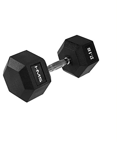 HMS Unisex 17-66-122 5907695518153 HEX PRO Hantel, Schwarz, One Size
