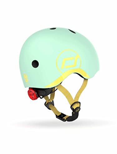 Scoot & Ride Kinder Fahrradhelm, Kiwi, 45 bis 51cm