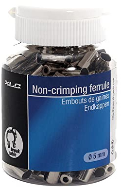 XLC BR-X10 Endkappen für Bremsaußenhülle (schwarz | Innendurchmesser 5,0mm | 200 Stück)