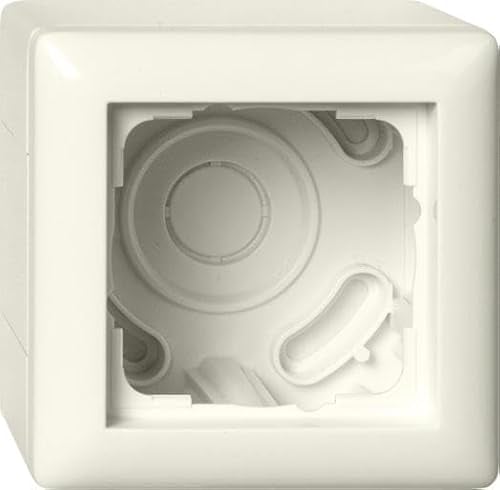 GIRA AP-Gehäuse 1f + Rahmen Standard 55 Creme 106101 4010337076803 Gira Kunststoff nicht wasserfest mit Rahmen