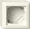 GIRA AP-Gehäuse 1f + Rahmen Standard 55 Creme 106101 4010337076803 Gira Kunststoff nicht wasserfest mit Rahmen