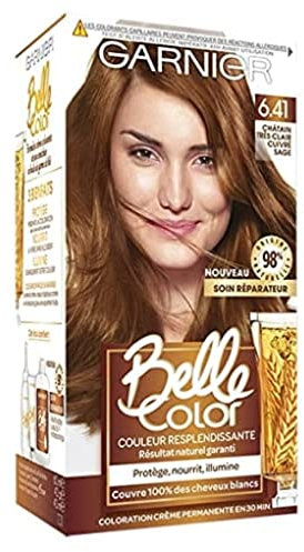 Garnier Belle Color C6063174 Les Châtains Eclat 6.41 Très Clair Cuivré Sage Coloration