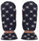 Becksöndergaard Handschuhe Damen Awen Emerald Mittens in Blau (Maritime Blue) - Handschuhe/Winterhandschuhe für Frauen aus 30% Wolle/70% Acryl - XS/S