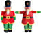 EEkiiqi Christmas Inflatable Costume Nutcracker Soldier Costume Christmas Blow-up Costume for Adult/Christmas Party Costume (Nutcracker Soldier)
