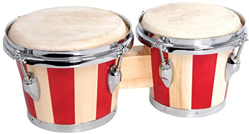 Chord | Premium Quality Bongos With Tuning Key & Carry Bag | 6.5 & 7.5