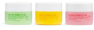 W7 Sweet Dreams Lippenschlafmaske - Trio - Erdbeer-, Apfel- & Grapefruit 3er Pack - Vitamin E, Aloe Vera und Traubenkernöl – Für hydratisierte, volle und unwiderstehliche Lippen