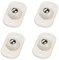 4 Stück Mini Möbelrollen, Selbstklebendes Rollenrad, Rollen zum Kleben, Klebstoff Universal Räder, Drehbare Ball Pulley, Mini Swivel Rollen Räder, Für Übertragen von Geräten, Möbeln, Maschinen (Weiss)