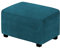 Meigeh Hocker bezug rechteckig hockerbezüge bezug für hocker quadratisch ottomane hocker bezug Ottomane Schonbezug Tiefes Wasser blau