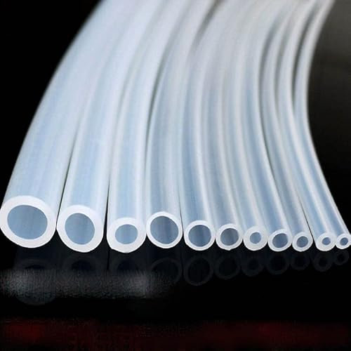 1 Meter lebensmittelechter klarer transparenter Silikonkautschukschlauch ID 0,51 2 3 4 5 6 7 8 9 10 mm OD Flexibler ungiftiger Silikonschlauch-ID 8 mm x 10 mm OD, 1 Meter