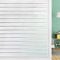 DOWELL Film de protection pour fenêtre - À rayures - Adhérence statique - Opaque - Film adhésif en verre dépoli - Brise-vue - Pour bureau, salle de bain, cabine de douche - 30 x 200 cm