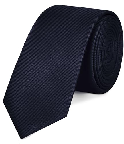 OcioDual Corbata Azul Marino, Corbata Hombre, Clásica, Elegante para Celebraciones, Eventos, Corbatas Bodas, Fiestas, Empresarios, Corbatas de Hombre para Regalo, Unisex, Mens Tie
