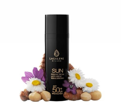 Lagalene Milano Sun Perfection, Crema Giorno Anti-age con Protezione Solare, 50ml