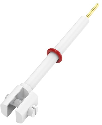 Labasics PTFE Platin Elektrode Halter, Elektrolyt Zelle Elektrode Klemme Fest Probe Leitfähig Halter Clip mit 10 x 15 mm Hohe Reinheit Platin Blatt und PTFE Körper