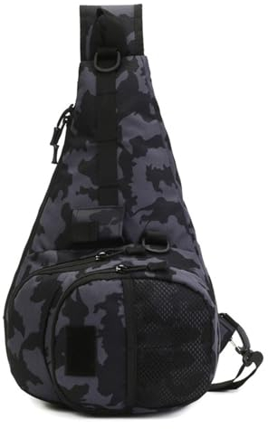 Frdun Sling Angelrucksack, strapazierfähige Sling-Tackle-Aufbewahrungstasche mit mehreren Taschen, Angelgeschenke für Männer und Frauen, Skorpion