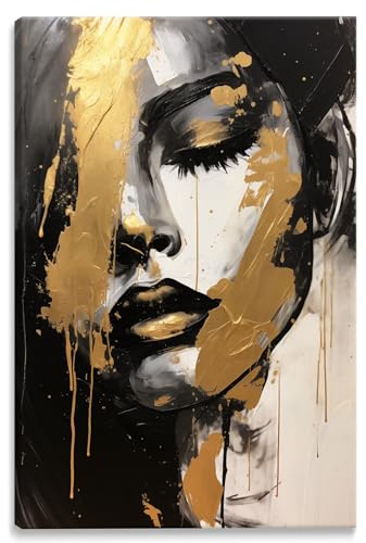 Muralo Wandbilder Abstrakte Motive, Modern, Kunstdruck - 50x70 cm | Leinwandbild, Modernes Design, UV-beständig - ideal für Wohnzimmer, Schlafzimmer und Büro