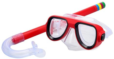 rockible Schnorchelset für Kinder, Taucherbrille, Tauchermaske und Schnorchel, Schnorchelmaske zum Tauchen, Wassersport, Alter 3–7 Jahre, Kinder, Jungen,