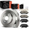 Frankberg 2x Bremsscheiben + 4x Bremsbeläge Mit bremsenschmiermittel Hinterachse Kompatibel mit Astra G F07 F08 F35 F48 F67 T98 1998-2009 Replace# 569108 1605122