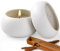 Autumnlife Duftkerz im Keramik, 2x150g Stressabbau Duft kerzenset, Natürliches Aromatherapie Kerze Langlebige Duft mit Blumenduft, Deko Scented Candle Set Duftkerzen Geschenkset für Frauen