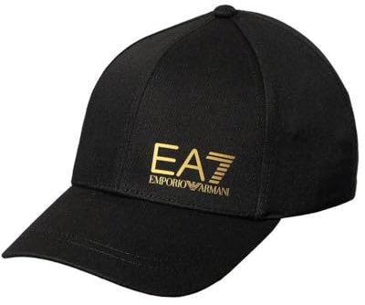 Cappello unisex Emporio Armani EA7 baseball hat black/ gold C25EA04 7X000005 AF11989 M