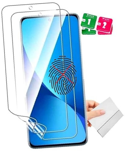 Pack de 2 films hydrogel haute définition protection écran compatible avec honor 90 smart