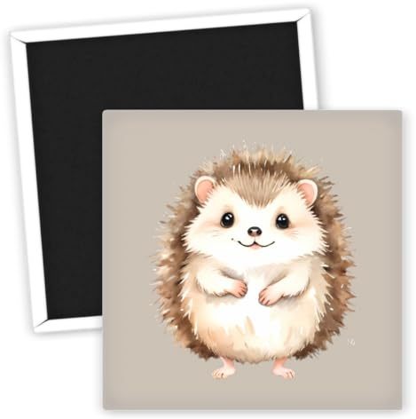Igel Magnet - süß und verspielt - Kühlschrankmagnet Tier Igel Dekoaccessoire - lustige Tiermagnete - kreative Kühlschrankmagnete - Geschenkideen für Tierfreunde - Deko-Magnet Tiere