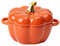 Tapa de cuenco de calabaza, tarro de calabaza, olla de cerámica antiadherente, cuenco de sopa de calabaza de cerámica, almacenamiento en forma de calabaza, fácil de usar, portátil para la cocina del