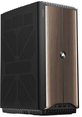 Corsair ONE i500 Gaming PC – Liquid Cooled Intel Core i7-14700 CPU – NVIDIA GeForce RTX 4070 SUPER GPU – 32GB VENGEANCE DDR5 Memory – 1TB M.2 SSD – Wood Dark