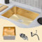 Lavandino Cucina Oro 70 x 45 cm,lavandino cucina 1 vasca Lavello da incasso