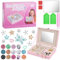 JIZZU Geschenke für Mädchen 5 6 7 8 9 10 Jahre, Kreatives DIY Diamond Painting Kinder Schmuckkästchen Bastelset, Geschenk Mädchen 5-12 Jahre Mandalas Kreatives Geburtstagsgeschenk