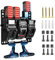 FETESNICE Support mural en métal pour batteries Bosch Professional et support pour chargeurs Bosch 18 V, stable, pour perceuse-visseuse sans fil Bosch 18 V, matériel de montage de qualité supérieure