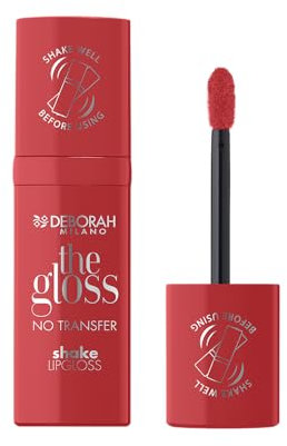Deborah Milano - The Gloss, Lucidalabbra No Transfer, N.05 Coral, Lip Gloss a Coprenza Leggera e Alta Brillantezza, 4ml