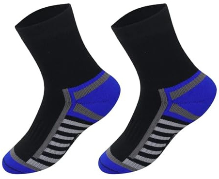 JBJYGSG Calcetines impermeables for niños, for deportes al aire libre, correr, senderismo, ciclismo, esquí de invierno, cálidos, resistentes viento Para Ciclismo, Esquí(Blue,XL 35-38)