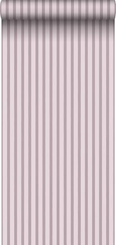 Sanders & Sanders Tapete horizontal gemalte Streifen Lila 50 x 900 cm