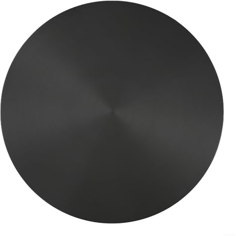 Aluminium Legierungs Wärmeleitplatte für Gasherd, Doppelseitige Rutschfeste Hitzeverteiler Platte mit Hitzebeständigem Griff, Induktionsadapter für Glas Kochgeschirr, 20 cm(28cm)