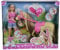 Simba 105733052 - Steffi Love Lovely Horse, Steffi als Reiterin, Pferd mit Magnetfunktion beim Füttern, Ankleidepuppe, 29cm, für Kinder ab 3 Jahren