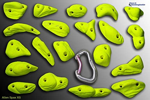 Move-it-Climbingholds - Alien XS Spax (Klettergriffe-Set), Farbe:orange