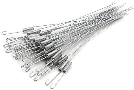 Sourcingmap 43pcs Silver Tone Brake Throttle Return Spring 155mm Length | for Motorcycle Car, Brake throttle return spring